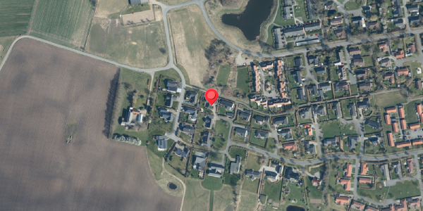Oversvømmelsesrisiko fra vandløb på Hvesager 298, . , 7300 Jelling