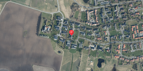 Oversvømmelsesrisiko fra vandløb på Hvesager 302, . , 7300 Jelling