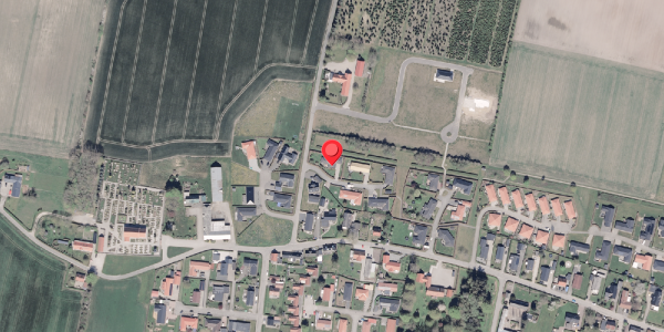 Oversvømmelsesrisiko fra vandløb på Agertoften 1, 7130 Juelsminde
