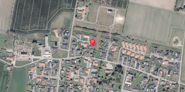 Oversvømmelsesrisiko fra vandløb på Agertoften 4, 7130 Juelsminde