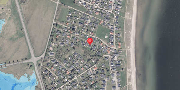 Oversvømmelsesrisiko fra vandløb på Engbo 21, 7130 Juelsminde
