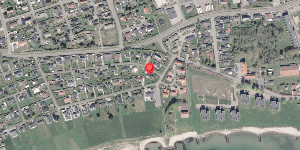 Oversvømmelsesrisiko fra vandløb på Grønnevænget 1, 7130 Juelsminde
