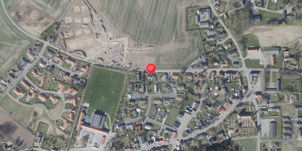 Oversvømmelsesrisiko fra vandløb på Lystrupvej 13, 8781 Stenderup