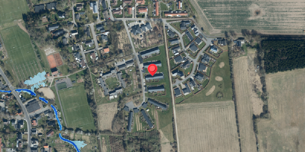 Oversvømmelsesrisiko fra vandløb på Abildvej 21, 6091 Bjert