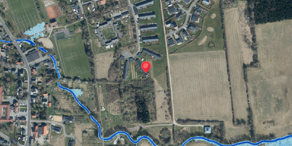 Oversvømmelsesrisiko fra vandløb på Abildvej 49, 6091 Bjert