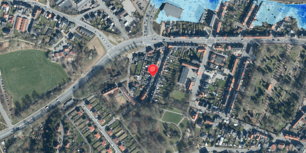 Oversvømmelsesrisiko fra vandløb på Bjerggade 22, 6000 Kolding