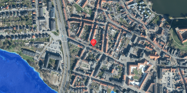 Oversvømmelsesrisiko fra vandløb på Borgergade 38, 6000 Kolding