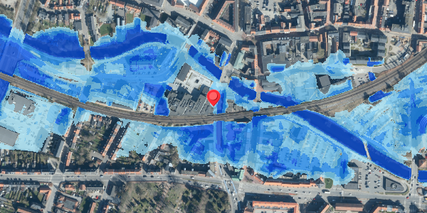 Oversvømmelsesrisiko fra vandløb på Bredgade 18, 6000 Kolding