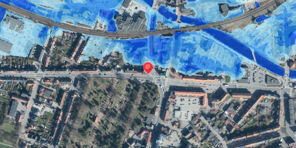 Oversvømmelsesrisiko fra vandløb på Bredgade 32, . , 6000 Kolding