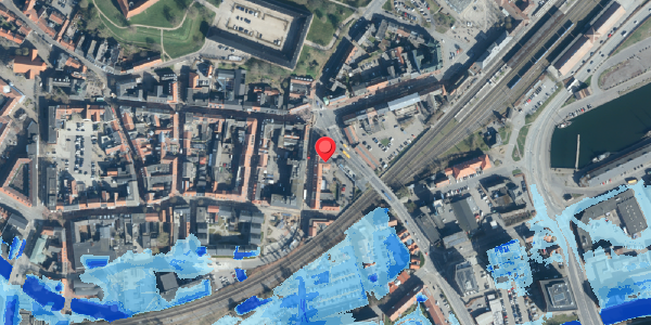 Oversvømmelsesrisiko fra vandløb på Buen 4B, . , 6000 Kolding