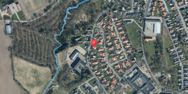 Oversvømmelsesrisiko fra vandløb på Delken 9, 6000 Kolding