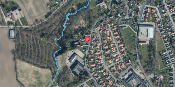 Oversvømmelsesrisiko fra vandløb på Delken 18, . , 6000 Kolding