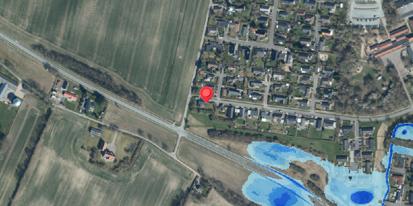 Oversvømmelsesrisiko fra vandløb på Engdraget 21, 6091 Bjert