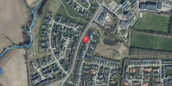 Oversvømmelsesrisiko fra vandløb på Rapshaven 41, 6000 Kolding