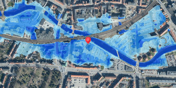 Oversvømmelsesrisiko fra vandløb på Riberdyb 10B, . , 6000 Kolding