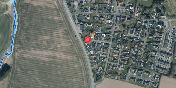 Oversvømmelsesrisiko fra vandløb på Schultzvej 9, 6091 Bjert