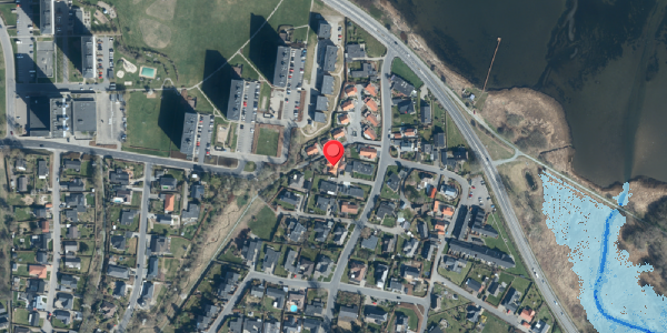 Oversvømmelsesrisiko fra vandløb på Vangen 8A, . , 6000 Kolding