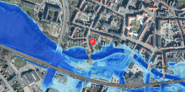 Oversvømmelsesrisiko fra vandløb på Vesterbrogade 21, 6000 Kolding