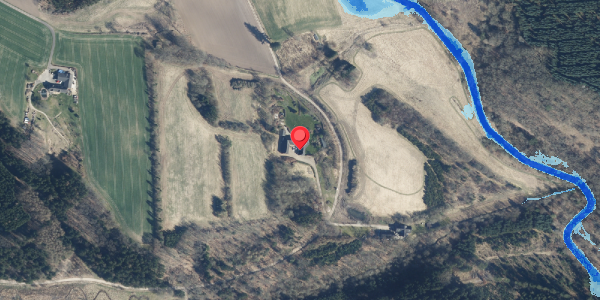 Oversvømmelsesrisiko fra vandløb på Dalen 9, 8765 Klovborg