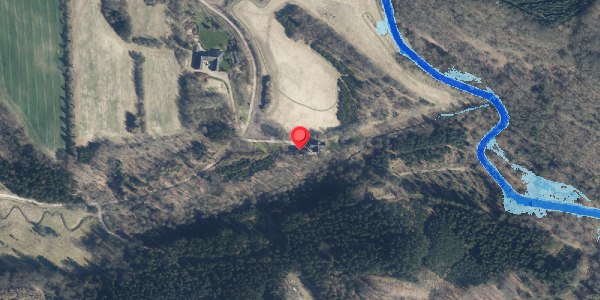Oversvømmelsesrisiko fra vandløb på Dalen 11, 8765 Klovborg