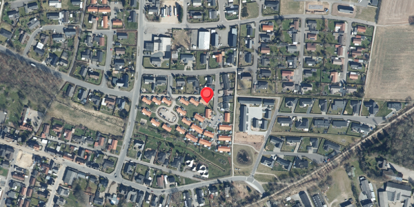 Oversvømmelsesrisiko fra vandløb på Engtoften 52, 7361 Ejstrupholm