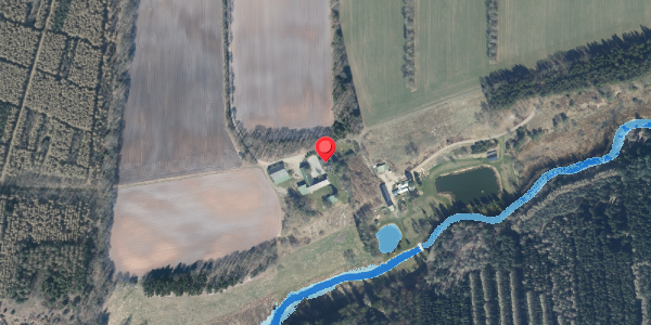 Oversvømmelsesrisiko fra vandløb på Tykskovvej 18, . , 7361 Ejstrupholm