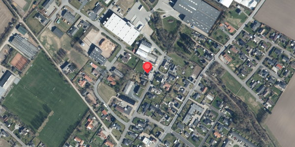 Oversvømmelsesrisiko fra vandløb på Industrivej 19, . , 7171 Uldum