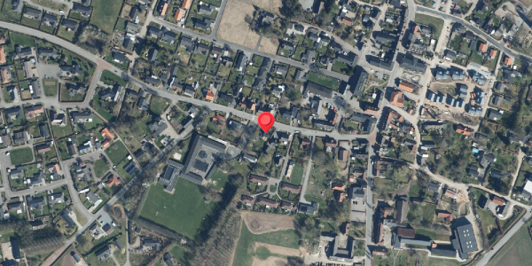 Oversvømmelsesrisiko fra vandløb på Skolegade 13, 7171 Uldum