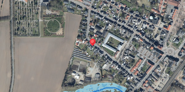 Oversvømmelsesrisiko fra vandløb på Danmarksgade 31, 6580 Vamdrup