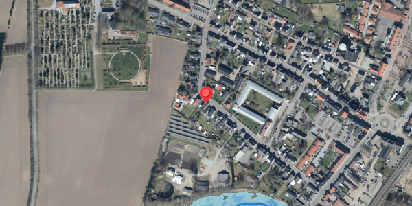 Oversvømmelsesrisiko fra vandløb på Danmarksgade 33, 6580 Vamdrup