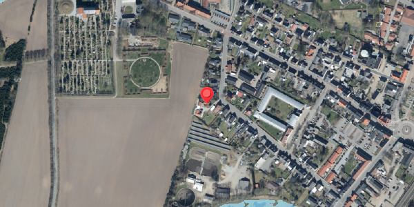 Oversvømmelsesrisiko fra vandløb på Danmarksgade 35A, 6580 Vamdrup
