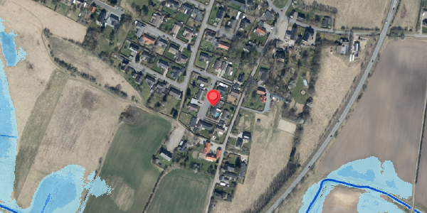 Oversvømmelsesrisiko fra vandløb på Engparken 25, 6580 Vamdrup