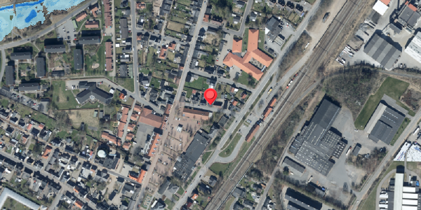 Oversvømmelsesrisiko fra vandløb på Fredensgade 6, 6580 Vamdrup