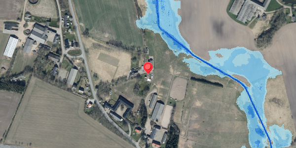 Oversvømmelsesrisiko fra vandløb på Gyden 2, 6580 Vamdrup