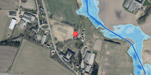 Oversvømmelsesrisiko fra vandløb på Gyden 3, . , 6580 Vamdrup