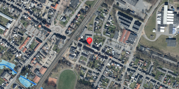 Oversvømmelsesrisiko fra vandløb på Havegade 1B, . , 6580 Vamdrup