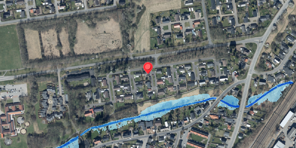 Oversvømmelsesrisiko fra vandløb på Hvide Hus 19, . , 6580 Vamdrup
