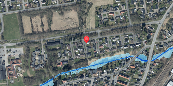 Oversvømmelsesrisiko fra vandløb på Hvide Hus 30, . , 6580 Vamdrup