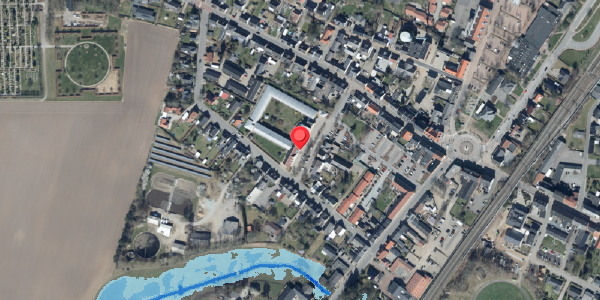 Oversvømmelsesrisiko fra vandløb på Lindely 1, 6580 Vamdrup