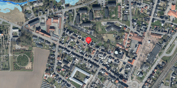 Oversvømmelsesrisiko fra vandløb på Nygade 24, . , 6580 Vamdrup