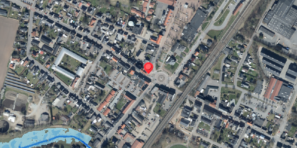 Oversvømmelsesrisiko fra vandløb på Torvet 13, 6580 Vamdrup
