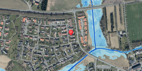 Oversvømmelsesrisiko fra vandløb på Trelle Ager 1C, . , 6580 Vamdrup