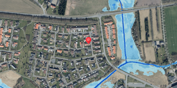 Oversvømmelsesrisiko fra vandløb på Trelle Ager 3A, . , 6580 Vamdrup