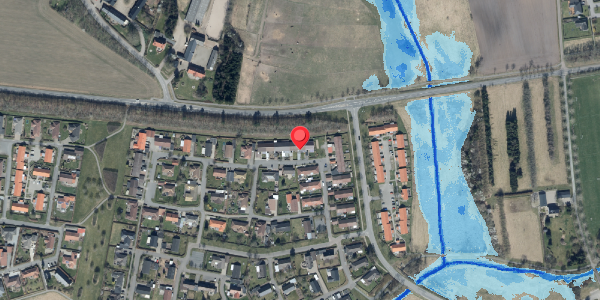 Oversvømmelsesrisiko fra vandløb på Trelle Ager 6B, . , 6580 Vamdrup