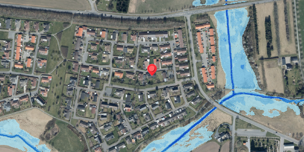 Oversvømmelsesrisiko fra vandløb på Trelle Ager 16, . , 6580 Vamdrup