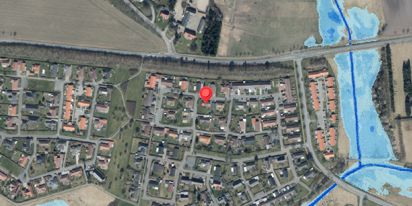 Oversvømmelsesrisiko fra vandløb på Trelle Ager 22, . , 6580 Vamdrup