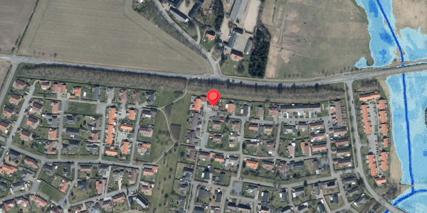 Oversvømmelsesrisiko fra vandløb på Trelle Ager 27A, . , 6580 Vamdrup