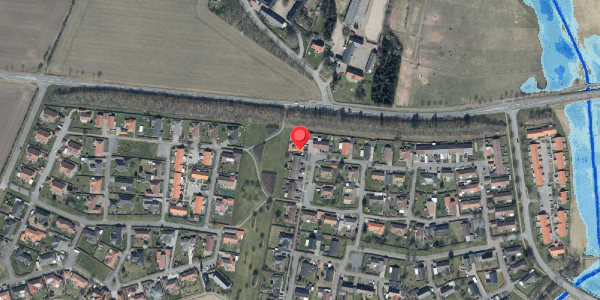 Oversvømmelsesrisiko fra vandløb på Trelle Ager 27D, . , 6580 Vamdrup