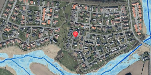 Oversvømmelsesrisiko fra vandløb på Trelle Ager 40, . , 6580 Vamdrup