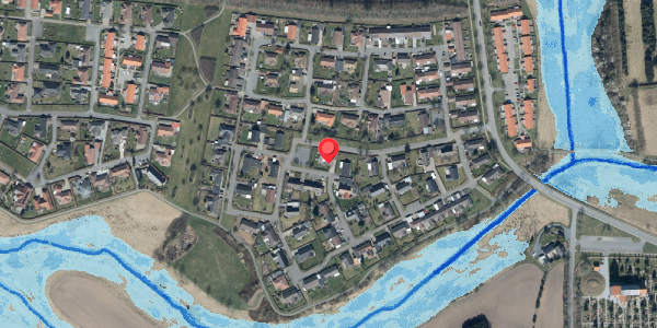 Oversvømmelsesrisiko fra vandløb på Trelle Ager 63, . , 6580 Vamdrup